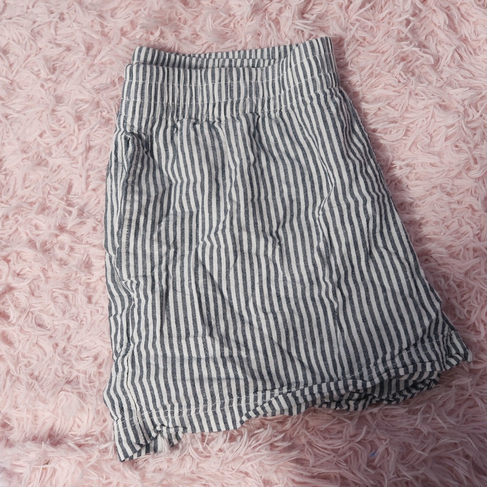 old navy pinstripe shorts